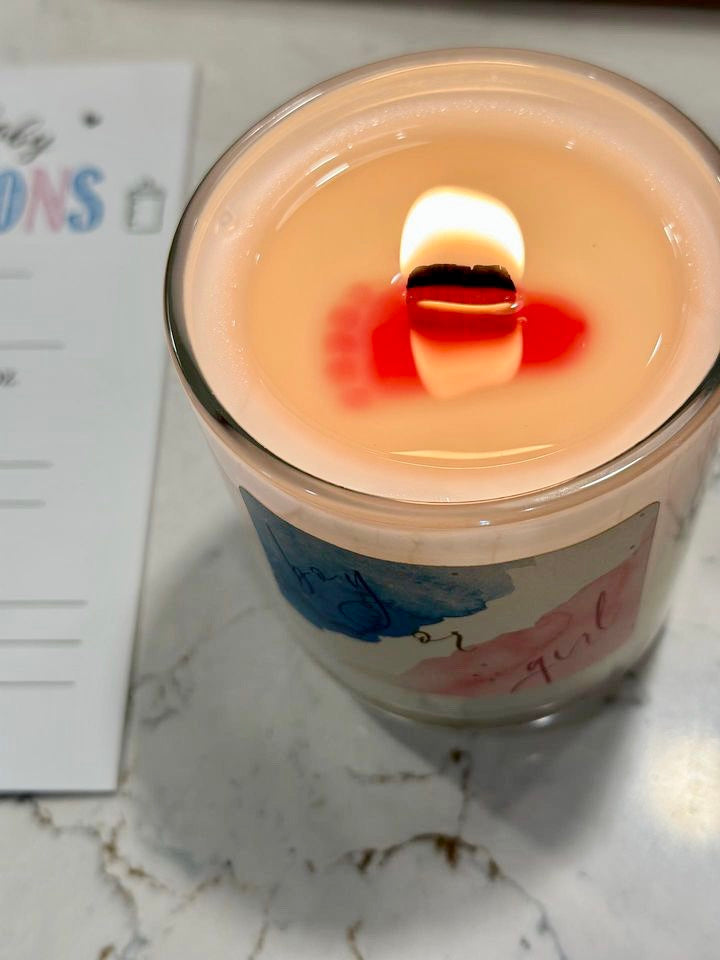 Gender Reveal Candle