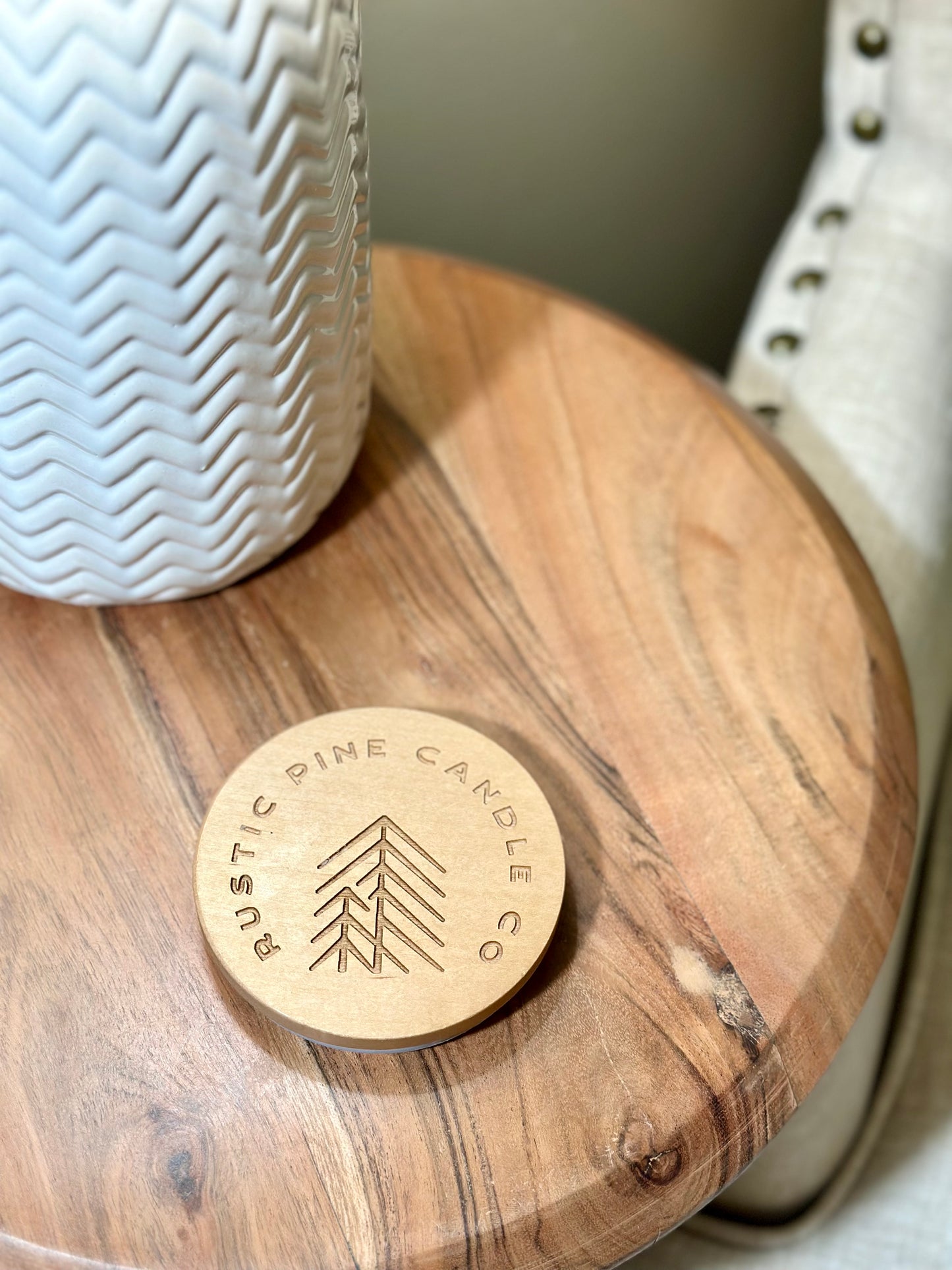 Engraved Wooden Lid