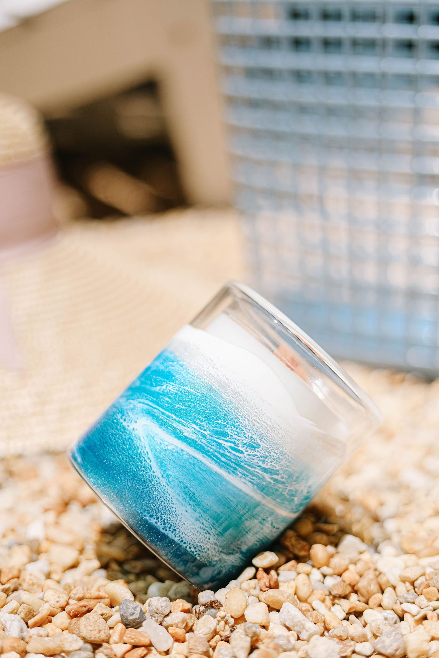 Ocean Resin Summer Candle