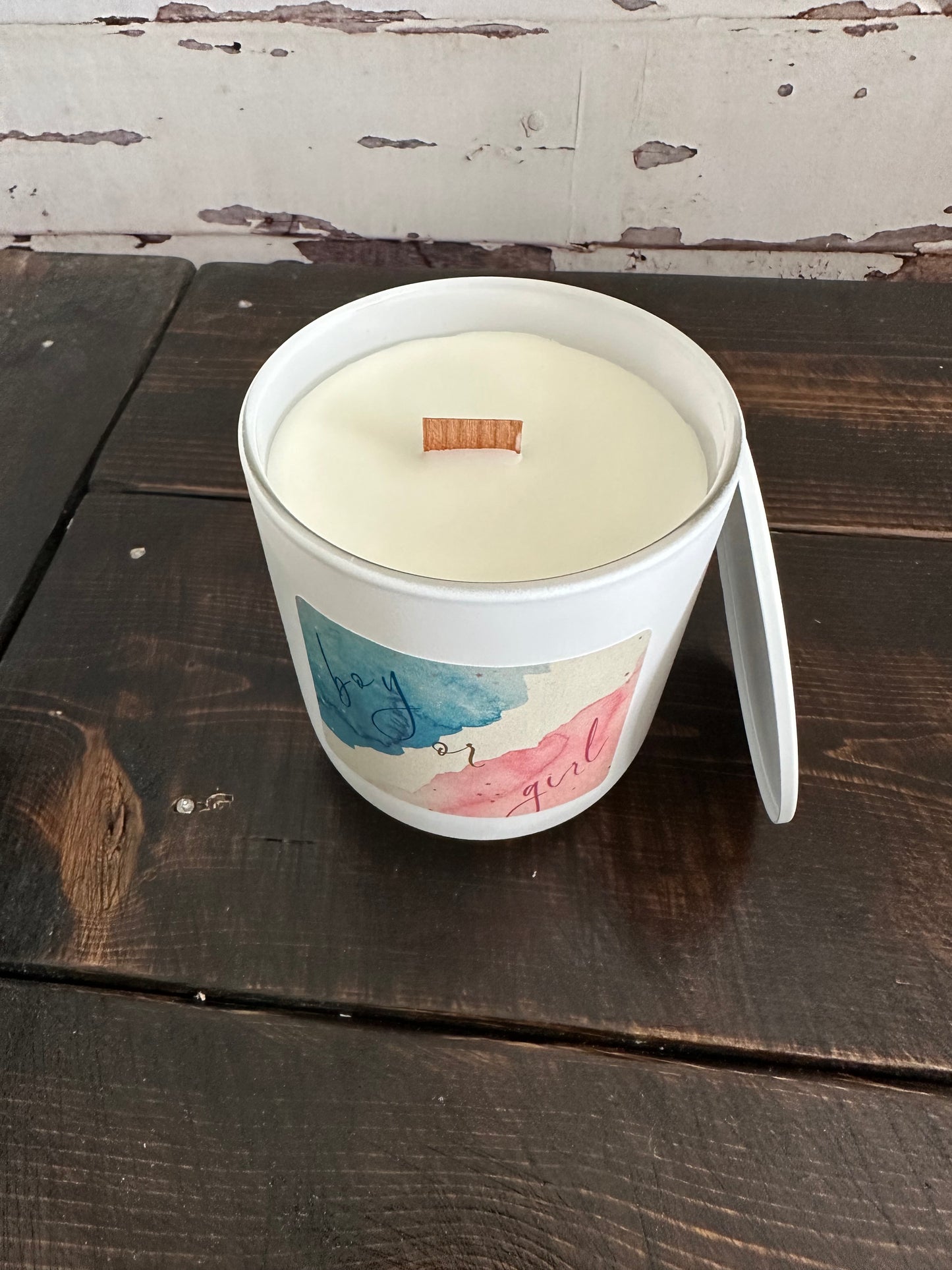 Gender Reveal Candle