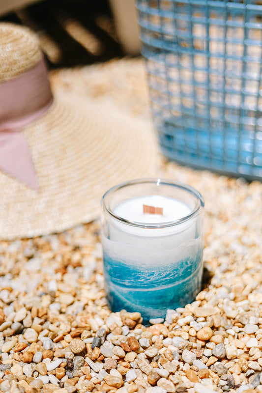 Ocean Resin Summer Candle