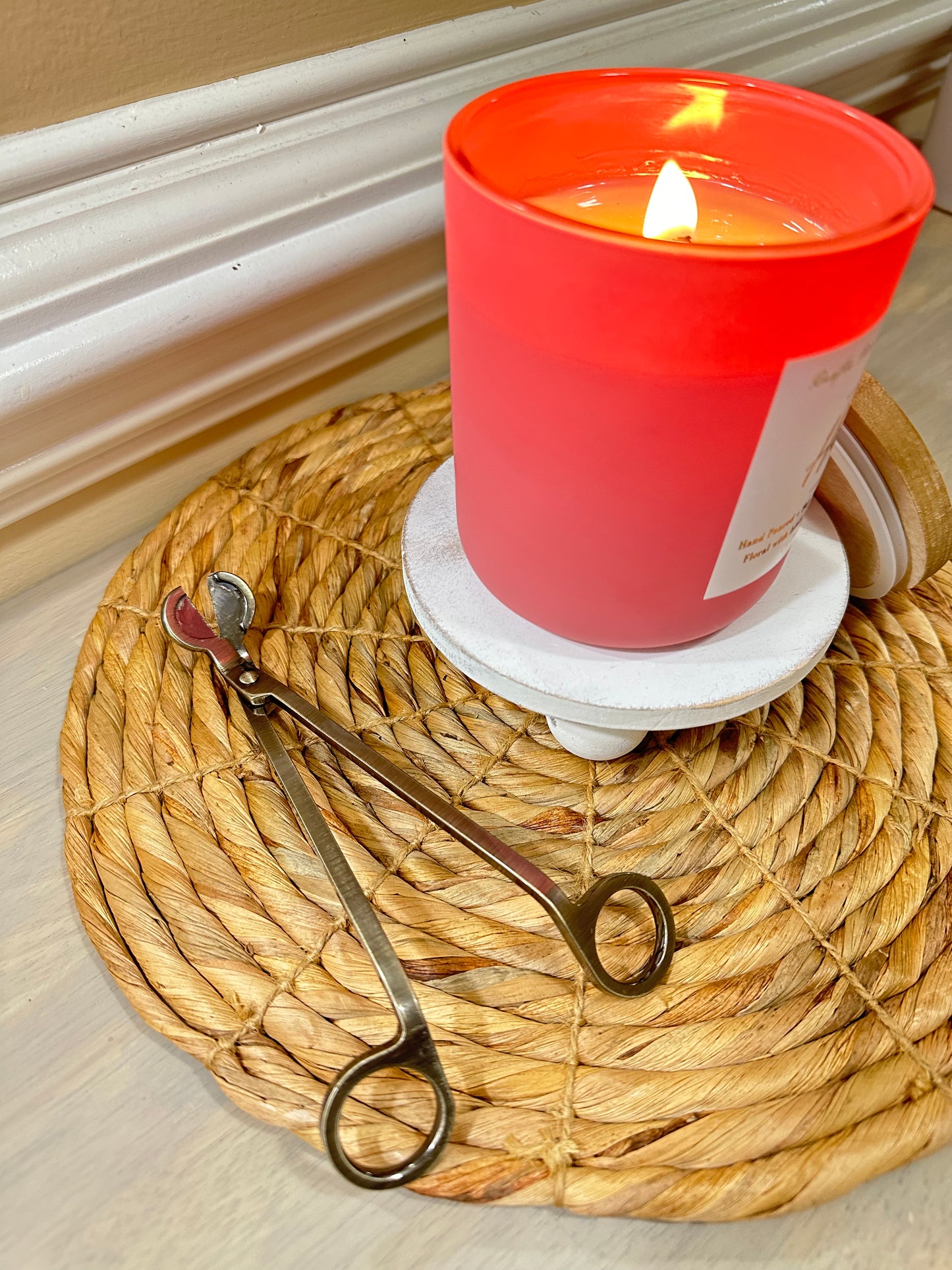 Rustic Candle Wood Wick Trimmer - A Rustic Feeling